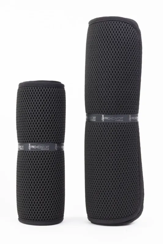 Retour Gratuit Set de 2 sous bandages 3D mesh velours ProConfort Pilmo – S – Noir