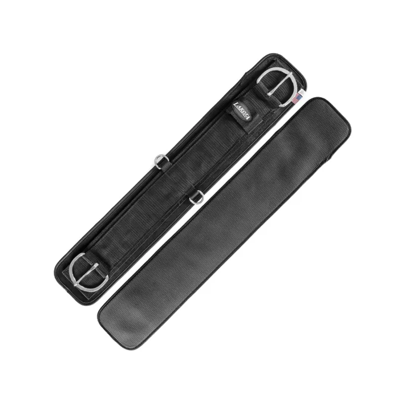 Haute Qualit Sangle western Lakota noprne et velcro - 70 cm - Noir