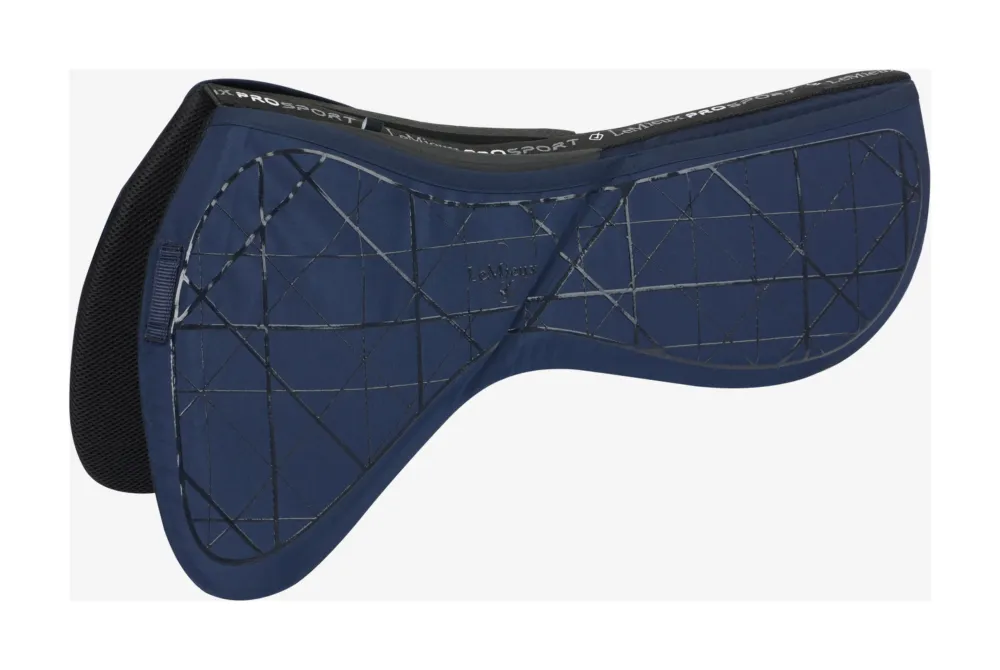 Amortisseur LeMieux dressage Matrix Support – L – Bleu marine Authentique