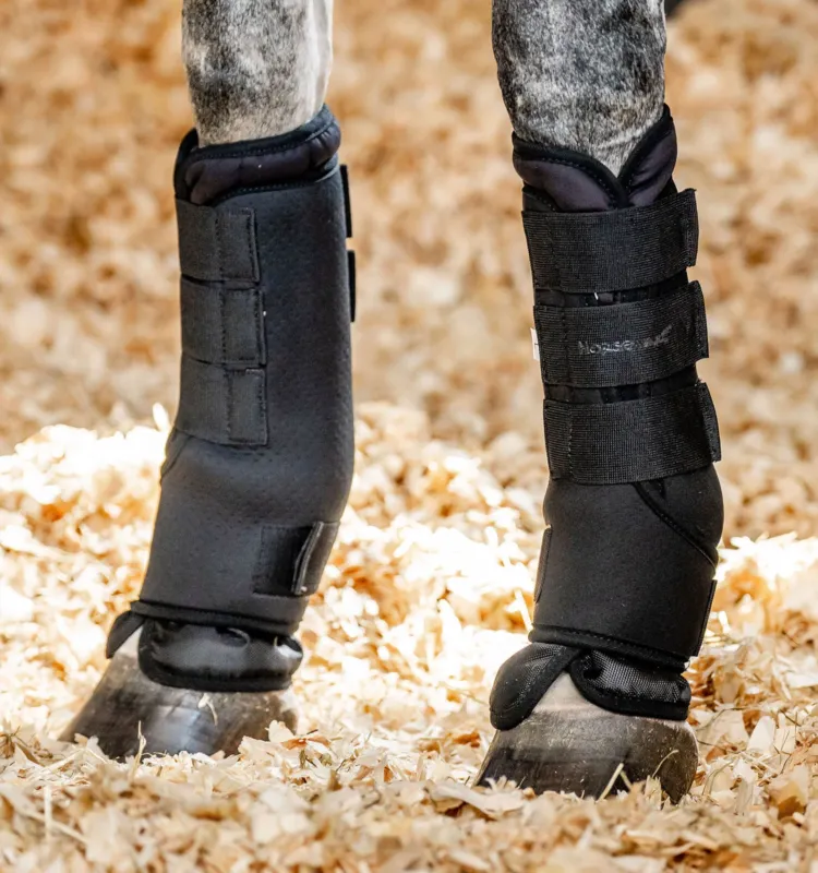 Gutres dcurie Horseware Pro Bamboo - L - Noir / noir Prix Cass