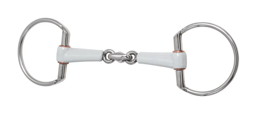 Authentique Mors de filet Beris olives double brisure – 125 mm – Medium