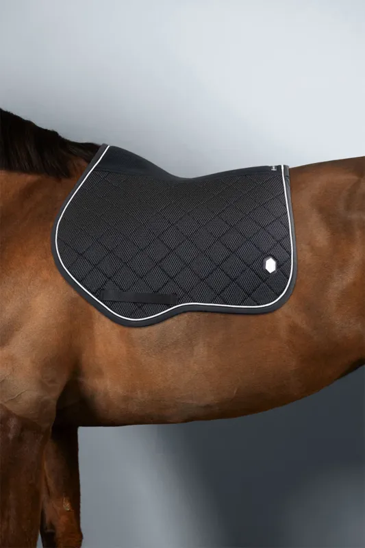 Certifi Tapis de selle Mesh velours 3D ProConfort Dynamix – CSO – Noir / noir