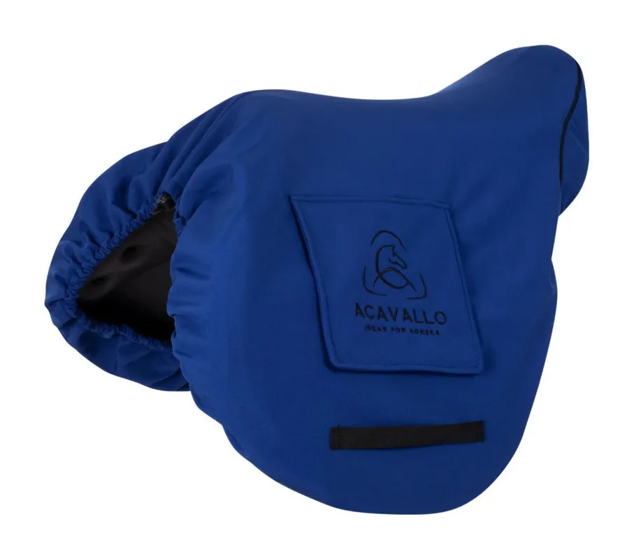 Certifi Housse de selle avec doublure en polaire Acavallo - Bleu royal