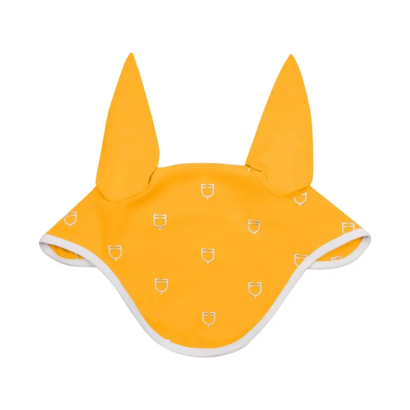 Bonnet anti-mouches logo multicolore White Line Edition Equestro – Cheval – Jaune Expdition Rapide