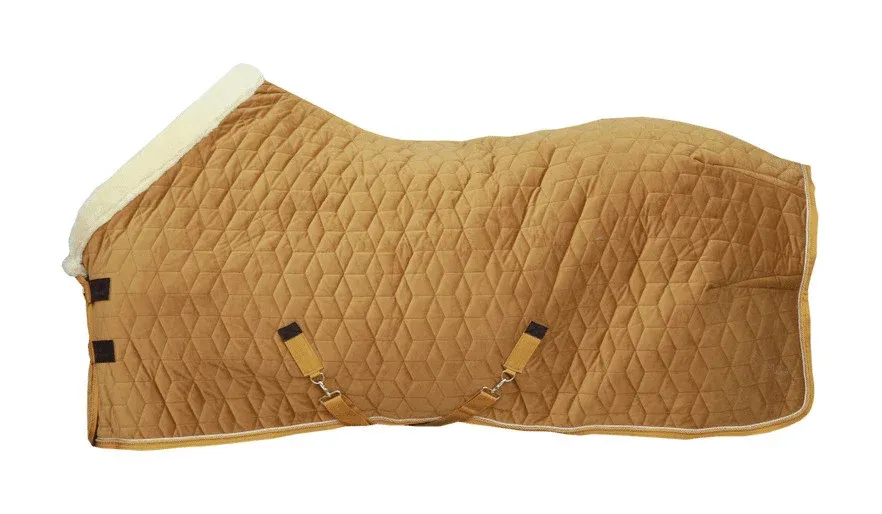 Remise Couverture de prsentation Velvet Kentucky - 80 cm - Moutarde