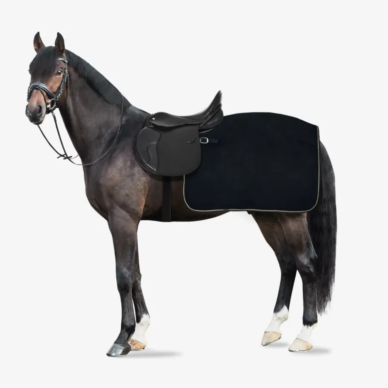 Vente Flash Couvre-reins couverture polaire Kiel Horze – Cheval – Bleu marine fonc