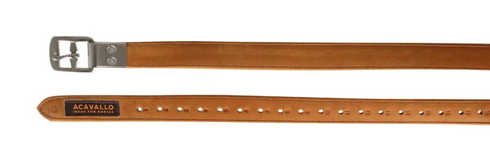 trivires Acavallo en cuir de veau – 135 cm – Cognac Promotion