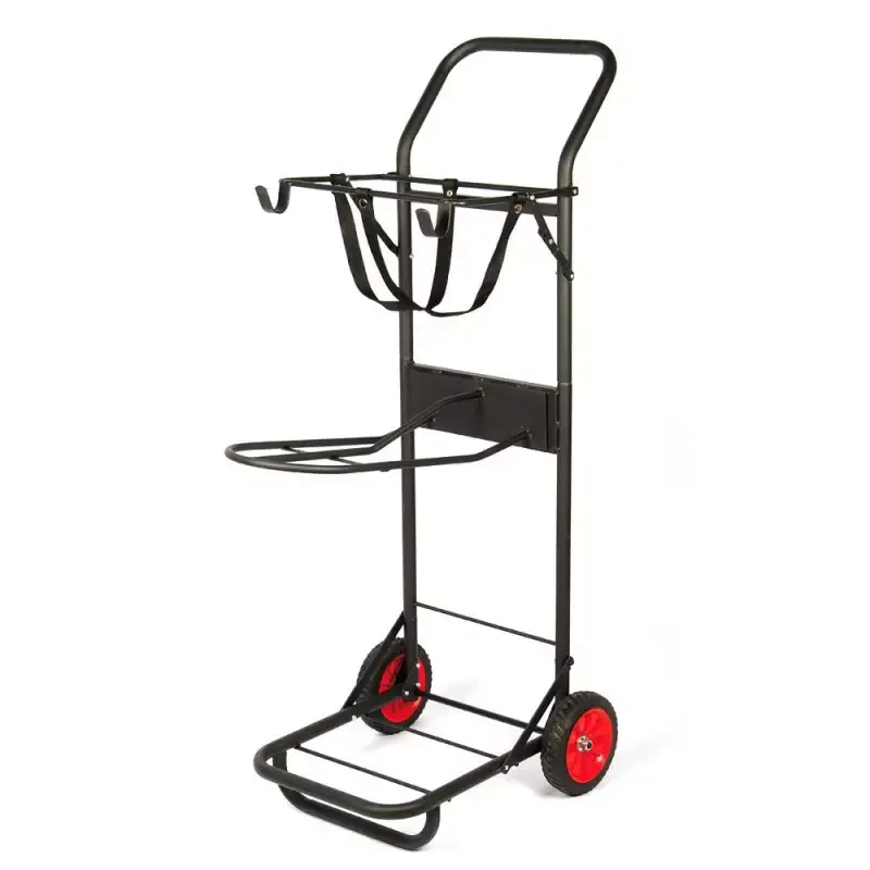 Jusqu puisement Des Stocks Chariot porte-selle quitation roulant Harry's Horse - Noir