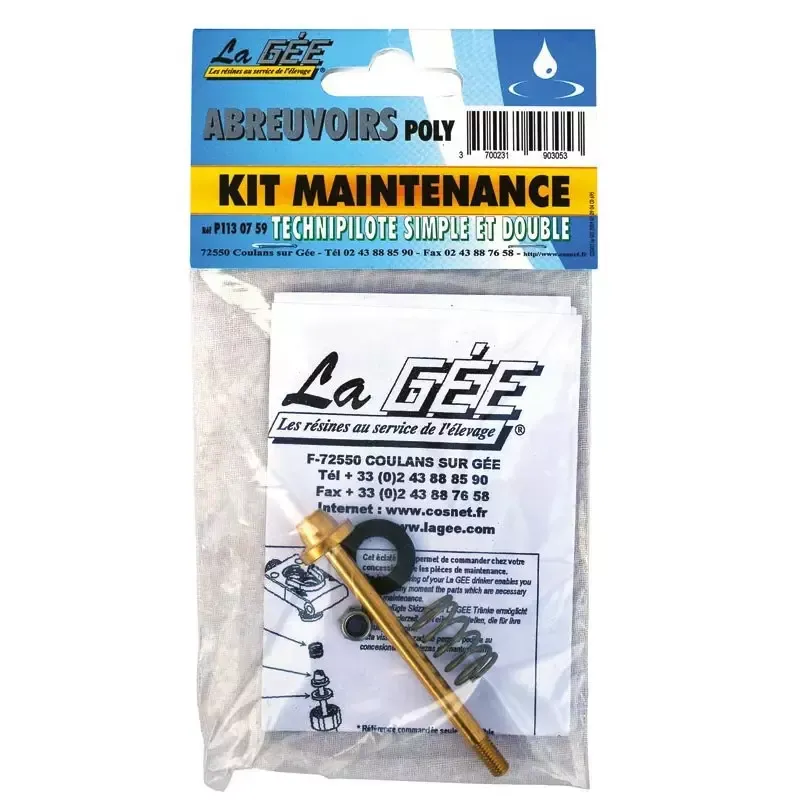 Achat Immdiat Kit de maintenance pour corps abreuvoirs Technipilote La Ge