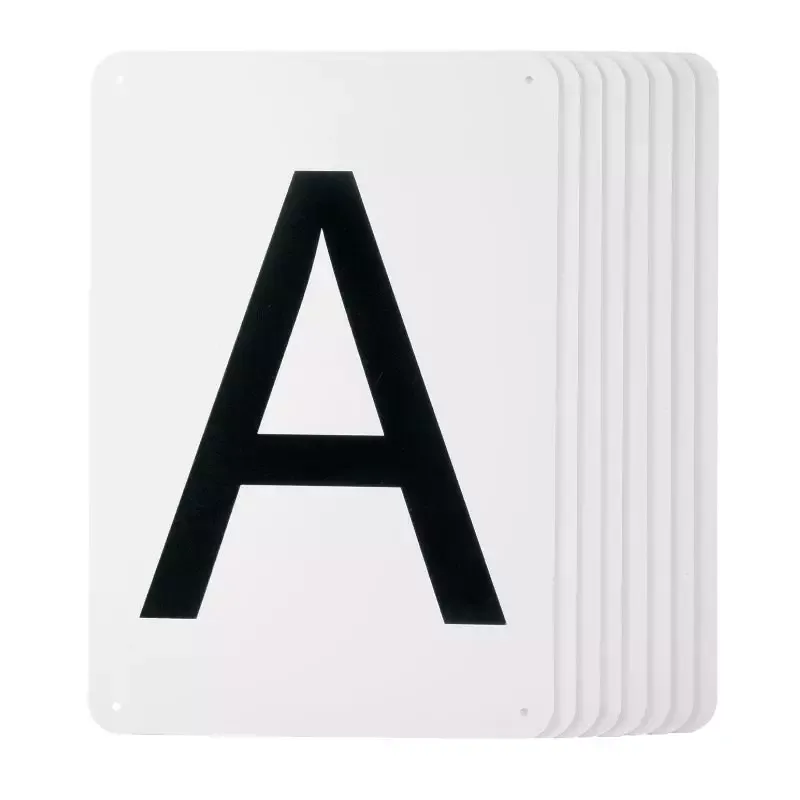 Meilleure Vente 8 lettres de mange sur plaques PVC Waldhausen - Blanc