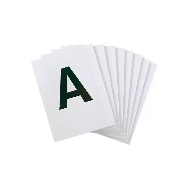 12 lettres de mange 20x30cm Waldhausen – Blanc Top Vente