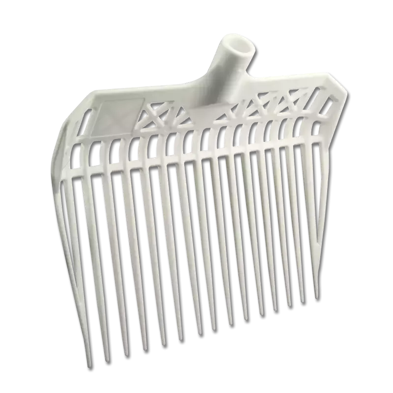 Bon Plan Fourche cheval copeaux sans manche en fibre de verre Waldhausen - Blanc