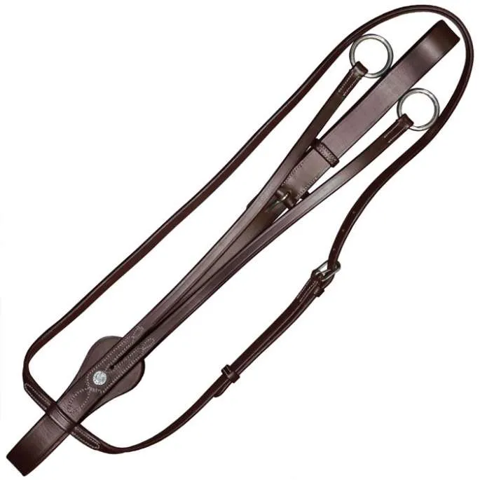 Martingale Tulipe - Canter - noir - poney (pony ) Prix Choc
