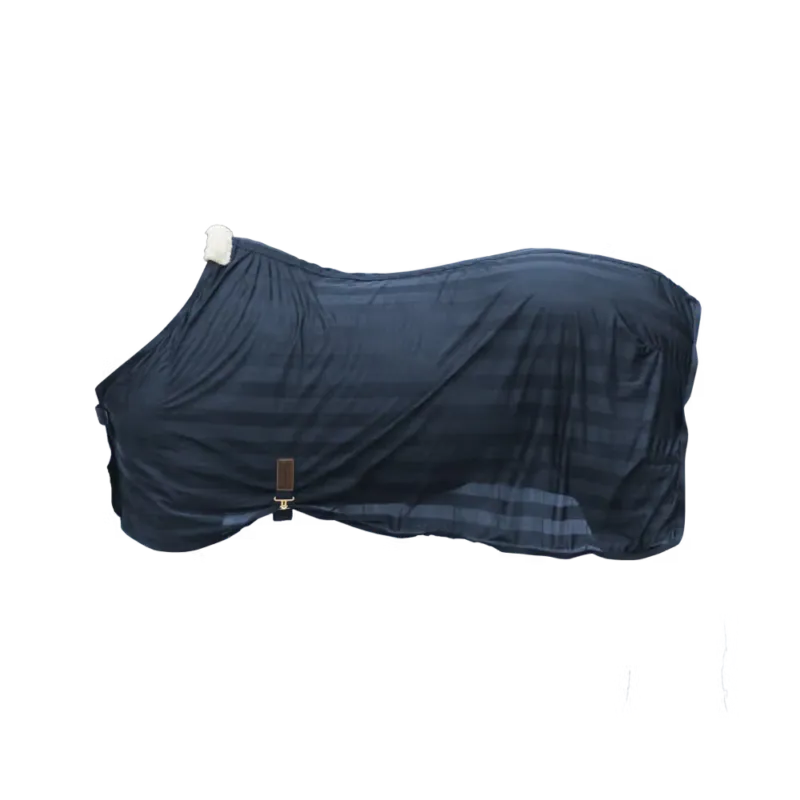 Offre Du Jour Manta para caballo Kentucky Light Striped Mesh Fly Sheet - Black / 165 cm