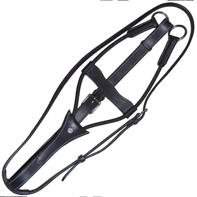 Achat Immdiat Martingale  anneaux lastique – Canter – noir – poney (pony )