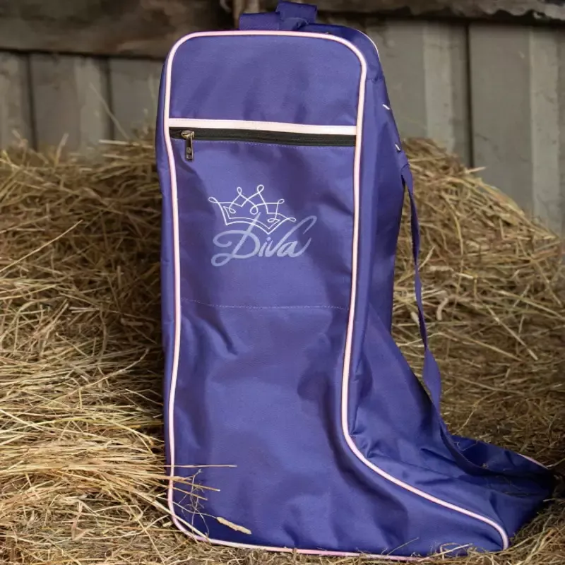 Remise Sac bottes quitation Diva violet Harry's Horse