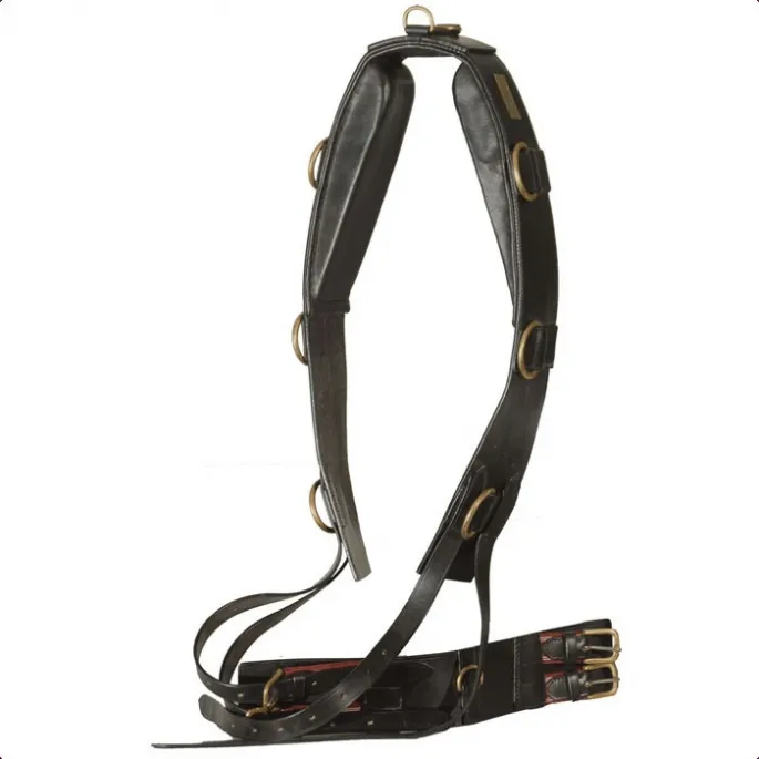 Surfaix de travail cuir  coussins – Canter – marron – cheval (full ) Jusqu puisement Des Stocks
