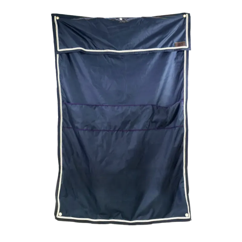 Stable Curtains Kentucky Stable Curtain impermeable Classic with Pockets - Black Seulement Aujourdhui