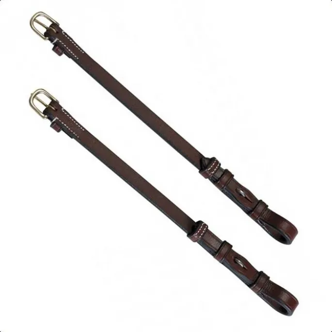 Quantit Limite Montants de bridon 12mm – Collection Eric Thomas Pro – havane – pur-sang (cob )