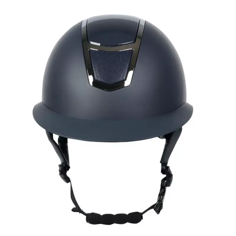 Meilleure Vente Casque Mont Blanc Harry's Horse grande visire Glossy femme quitation - 53-55 - Noir