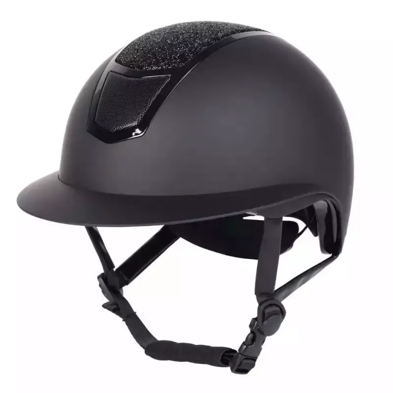 Populaire Casque quitation Mont Blanc Sparkle Harry's Horse grande visire - L- 59-61 - Noir