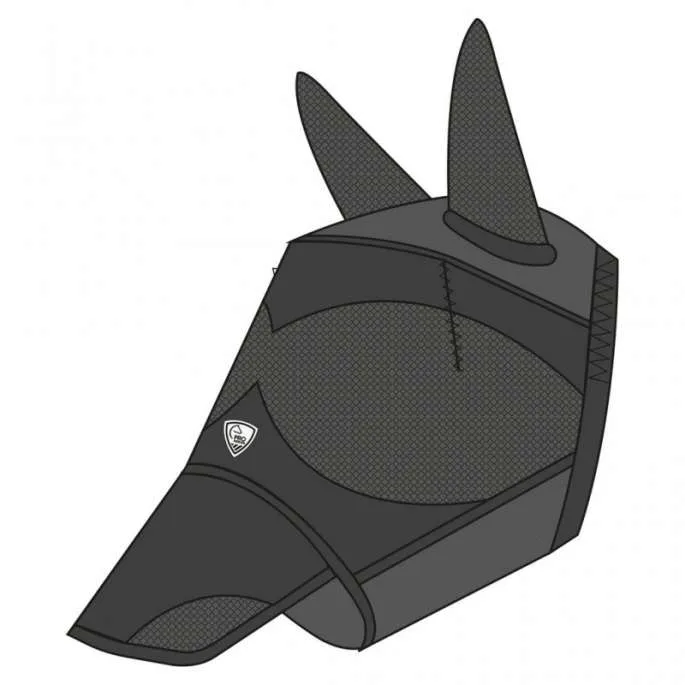 Usine Directe Masque anti-mouches anti-UV Visor – Pro Series – noir – M