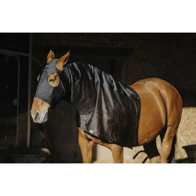 Protection de Cou Intgrale Lycra/Mesh - Equithme - noir - cheval (full ) Top Vente