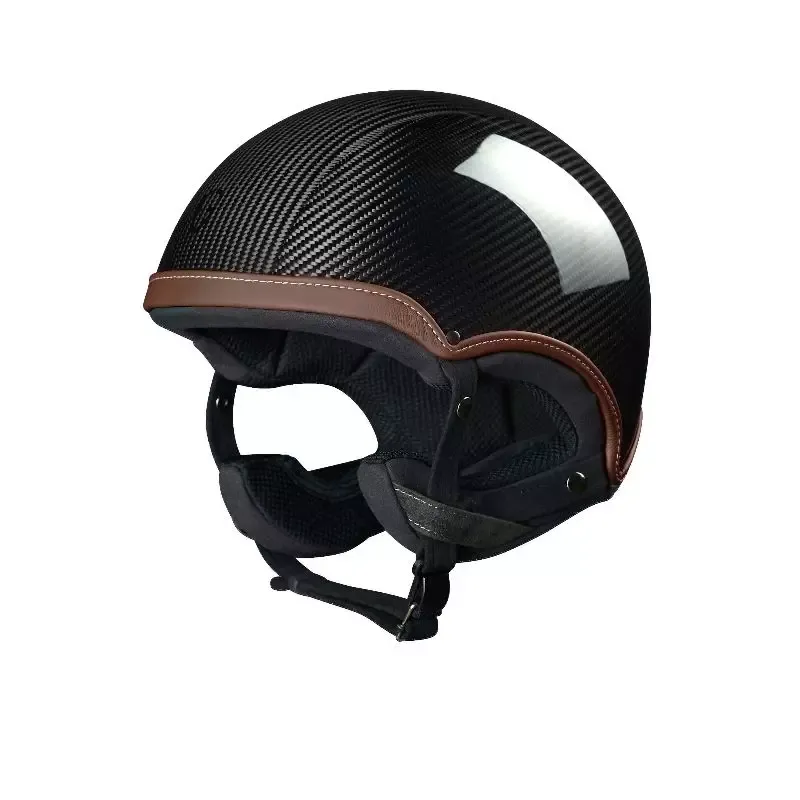 Casque course carbone Egide – M- 56 – carbon rouge Satisfait Ou Rembours