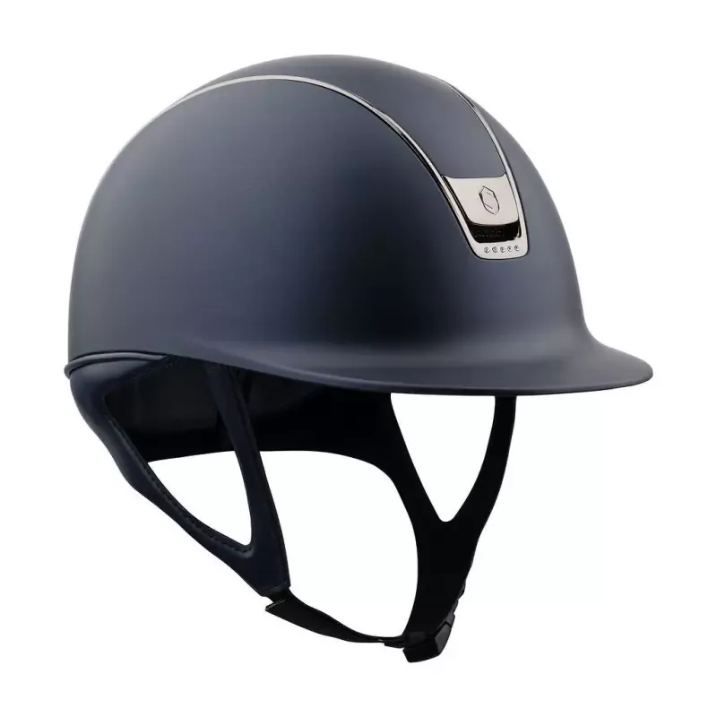 Jusqu puisement Des Stocks Casque quitation Shadowmatt 2.0 5 Swarovski Crystals Samshield - Coque L (57L-61L) - Marine