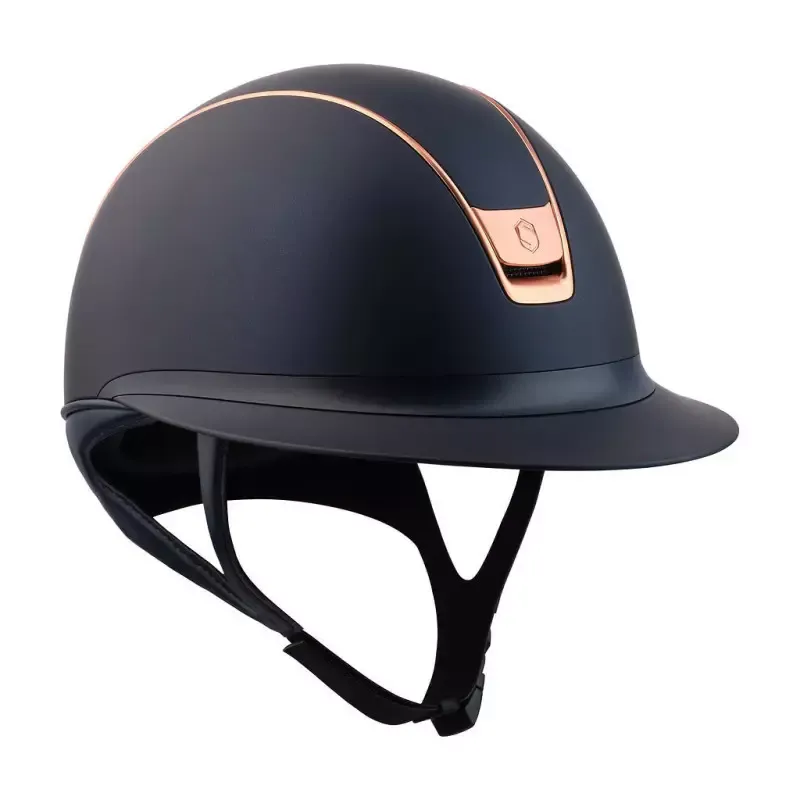 Prix Cass Casque quitation Miss Shield Shadowmatt 2.0 blason Rose Gold Samshield - Coque L (57L-61L) - Noir