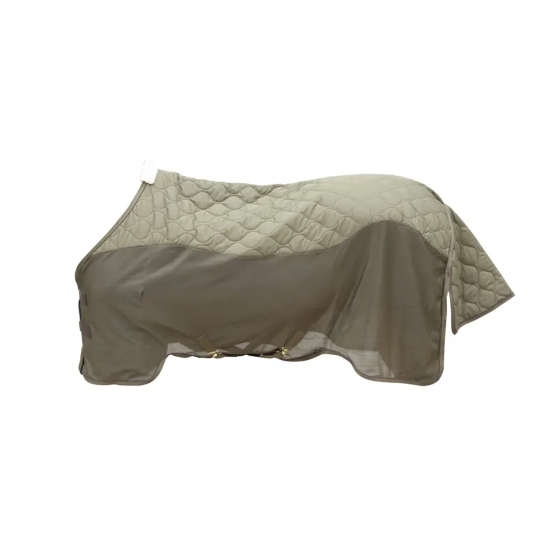 Manta para caballo Kentucky Transport Combo Cooler Fleece manta - Black / EU165/7'3 Affaire Saisir