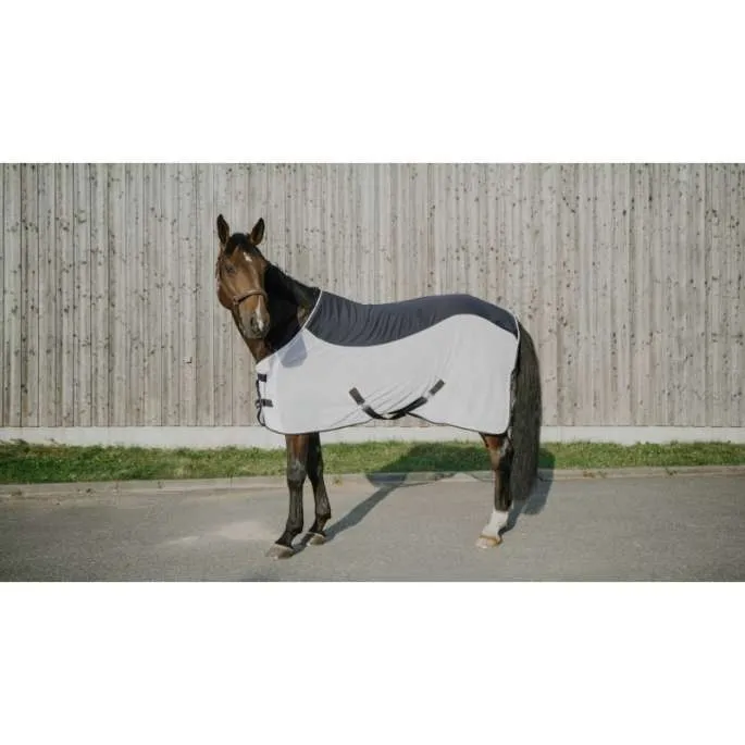 Authentique Chemise Flycool Equithme - chemise anti-insectes - marine/blanc - 5'9 - 125 /175 cm