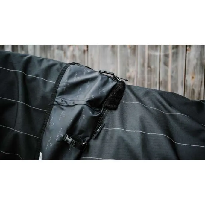 Meilleur Choix Couvre-cou EquithemeTyrex 600D Lumin - noir - 0g - poney (pony )