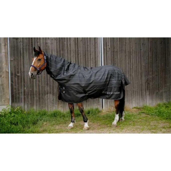 Authentique Couverture Equithme Tyrex 600D Lumin Standard - noir - 50g - 6'9 - 155 /206 cm
