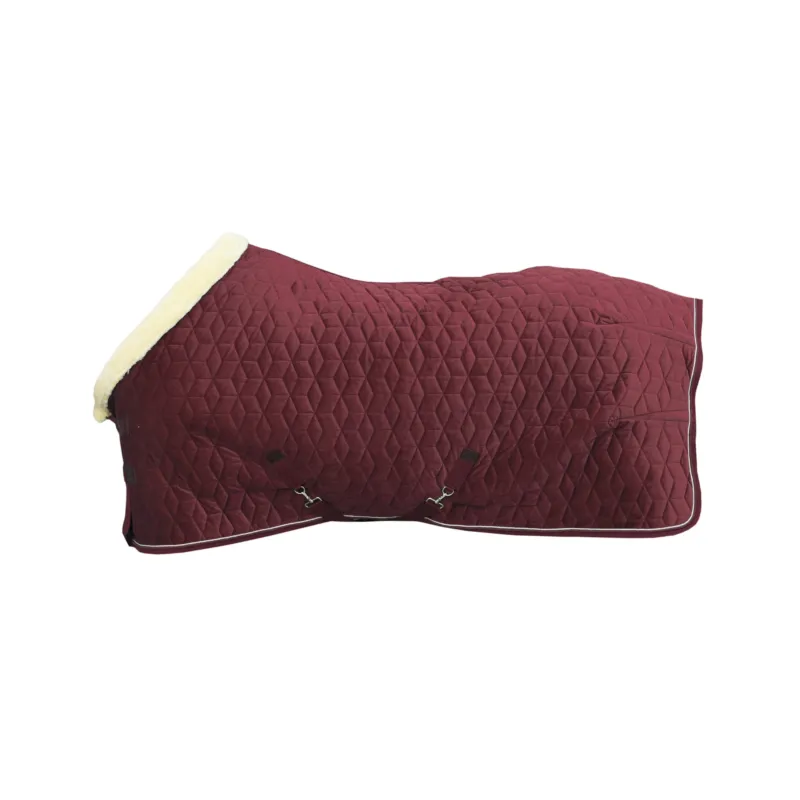 Affaire Saisir Manta para caballo Kentucky Show manta Velvet Bordeaux Tiny - EU110cm/5'3