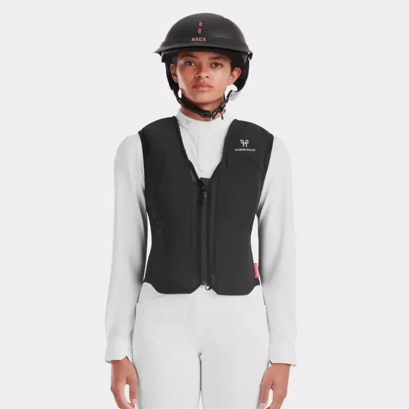 Gilet airbag quitation E-Twist Air Vest Horse Pilot sans cordon - S - Noir Prix Promo