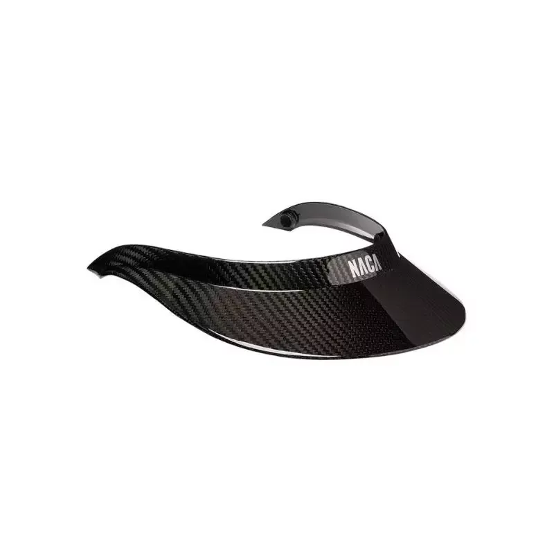 Satisfait Ou Rembours Visire XL Carbone casque quitation Naca – Carbone noir brillant
