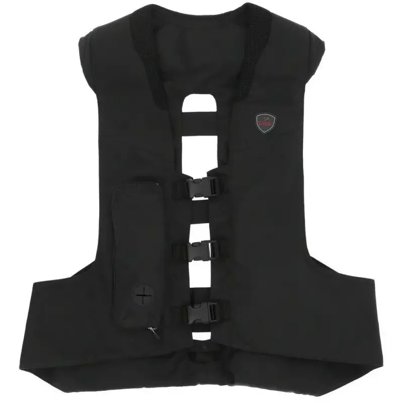 Gilet airbag quitation adulte Hippodrome Spark – XL – Noir Pas Cher