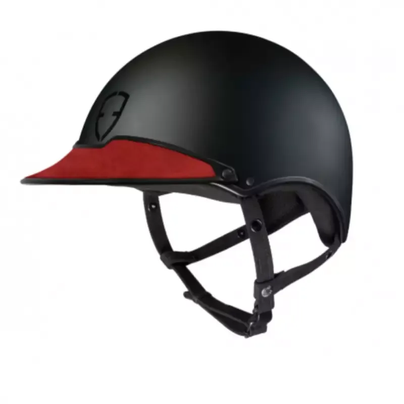 Bon March Casque quitation Ino visire classique Egide – M/L- 57 – Visiere Rouge
