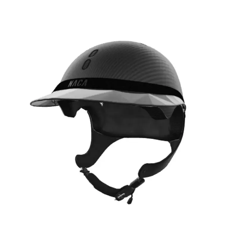 Pack casque quitation Gravity XP Carbone Mat Naca avec mousse et visire Large Glow Up Nouvel Arrivage