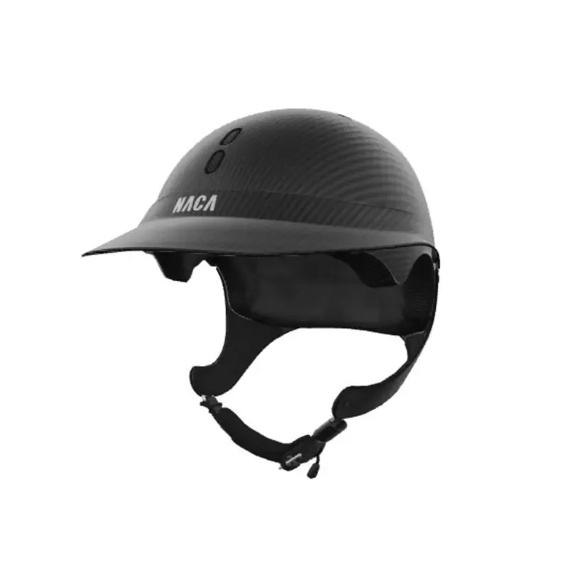 Pack casque quitation Gravity XP Carbone Mat Naca avec mousse et visire M Carbone Populaire