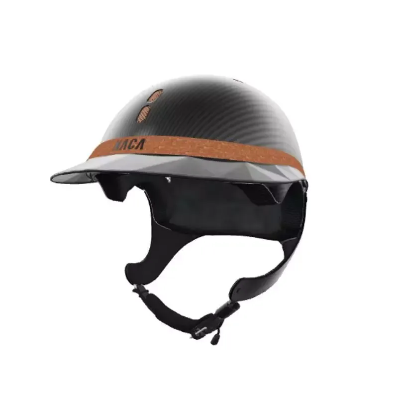 Pack casque quitation Gravity XP Carbone Glow Naca avec mousse et visire Large Glow Up Marque
