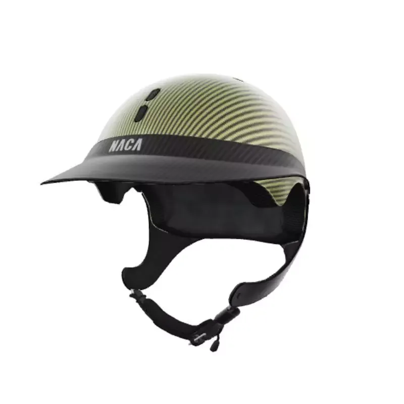 Pack casque quitation Gravity XP Carbone Glow Naca avec mousse et visire M Carbone Soldes
