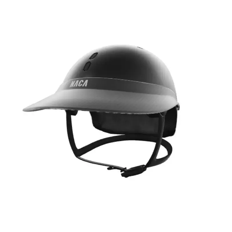Haute Qualit Pack casque quitation Gravity S Glow Naca avec mousse et visire XL Carbone
