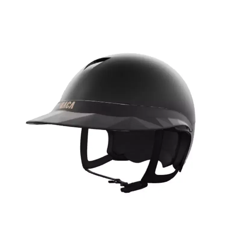 Authentique Pack casque quitation Comte S Mat Naca avec mousse et visire Large