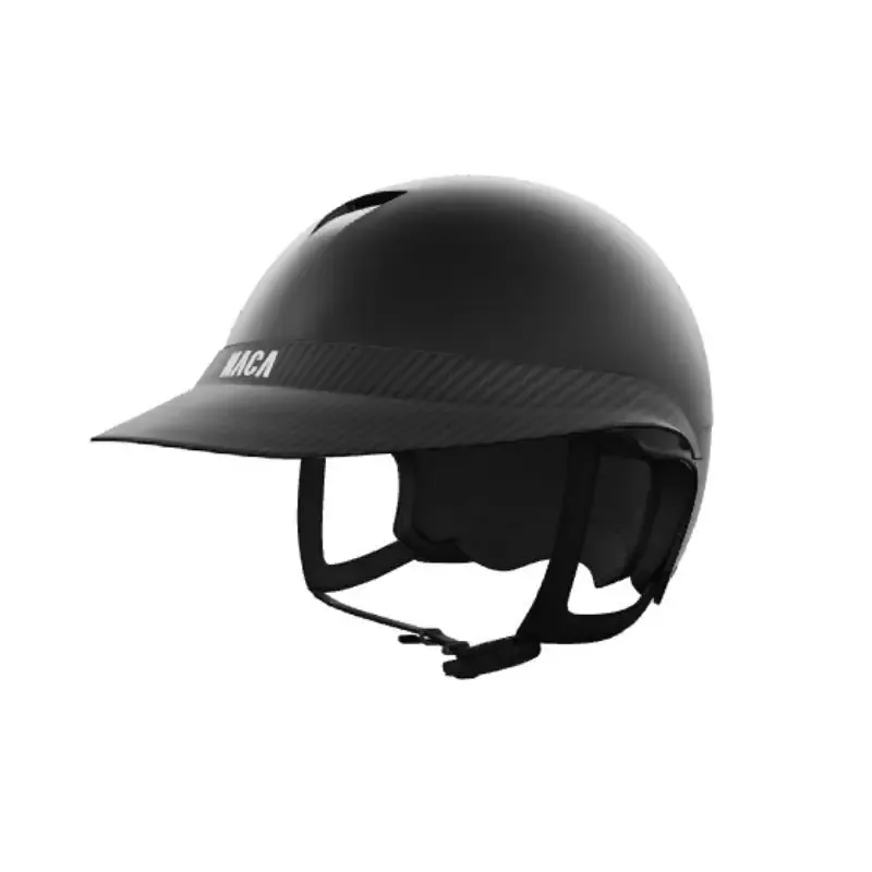 Pack casque quitation Comte S Mat Naca avec mousse et visire M Carbone Solde