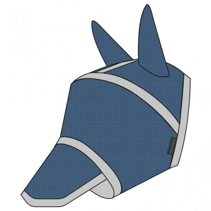 Masque anti-mouches anti-UV Cerceau - Equithme - marine - L Usine Directe