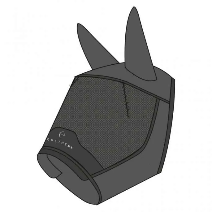Masque anti-mouches anti-UV Mesh - Equithme - noir - S Top Vente