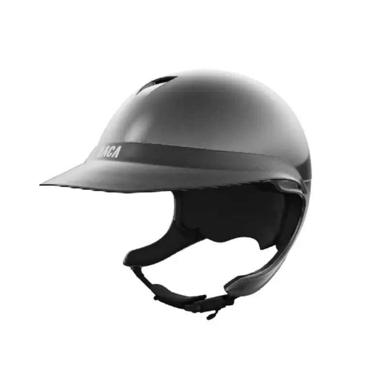 Prix Promo Pack casque quitation Comte XP Glow Naca avec mousse et visire M Carbone