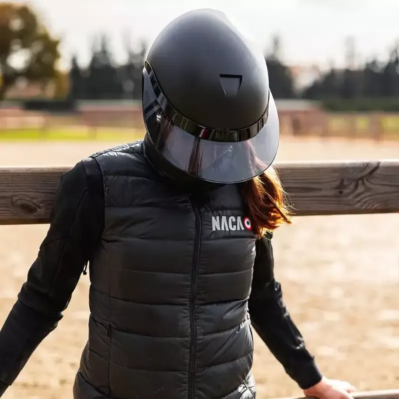 Visire XL X-Ray casque quitation Naca – Noir Authentique